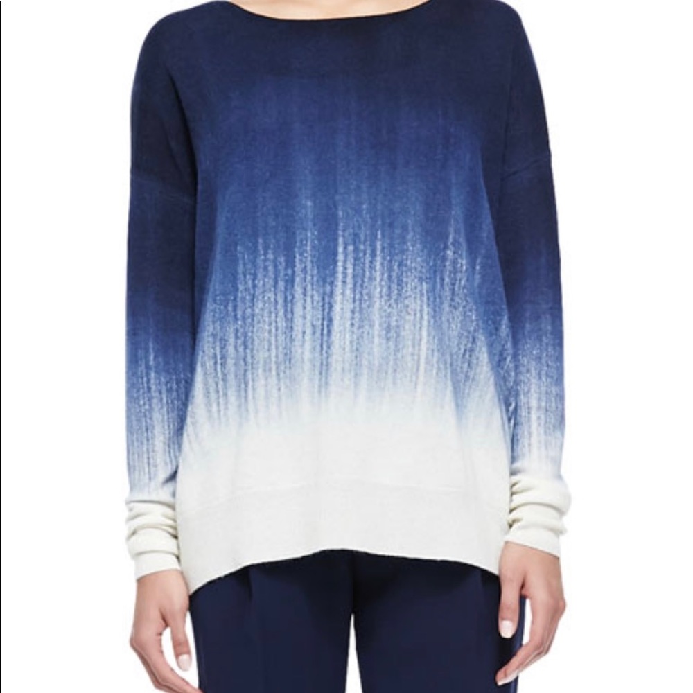 Vince Ombré painted cashmere blend sweater size (M)